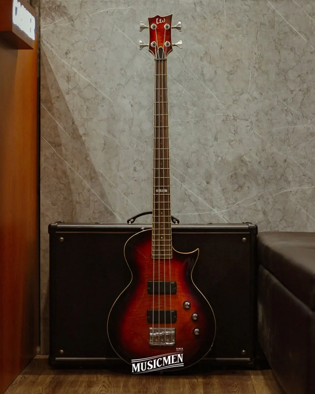 ESP LTD EC-254 Flame Maple Tobacco Sunburst