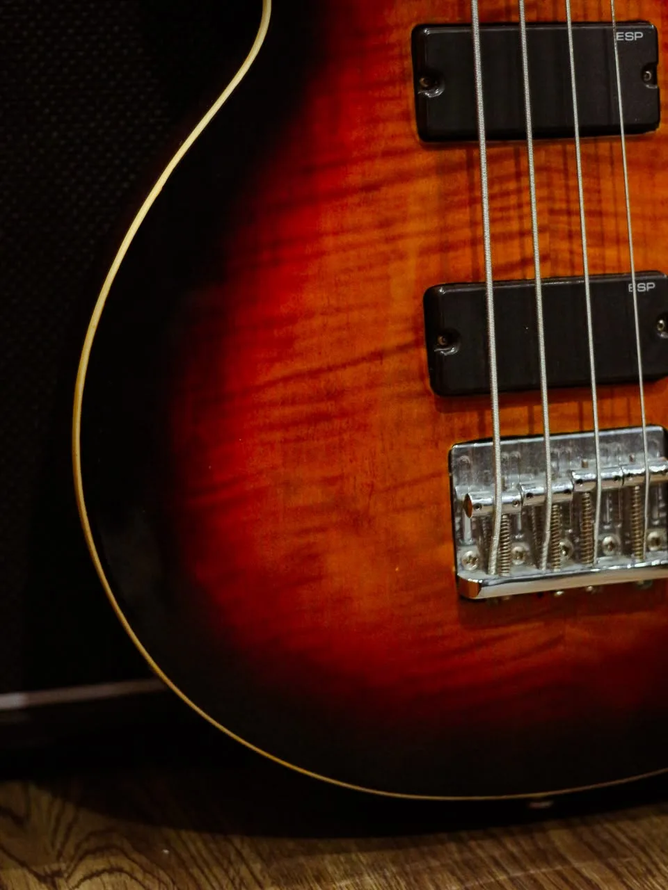 ESP LTD EC-254 Flame Maple Tobacco Sunburst - Image 8
