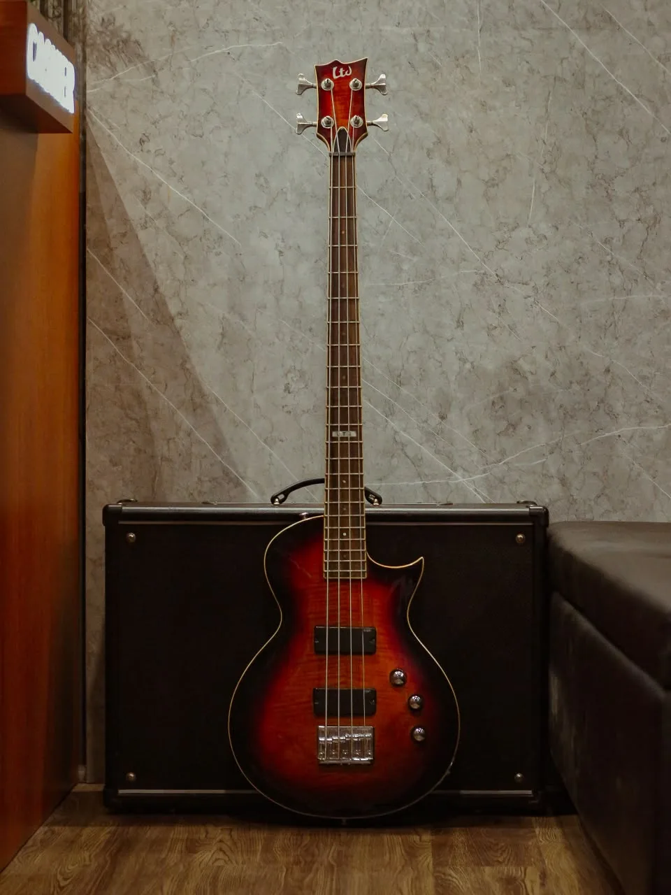 ESP LTD EC-254 Flame Maple Tobacco Sunburst - Image 10