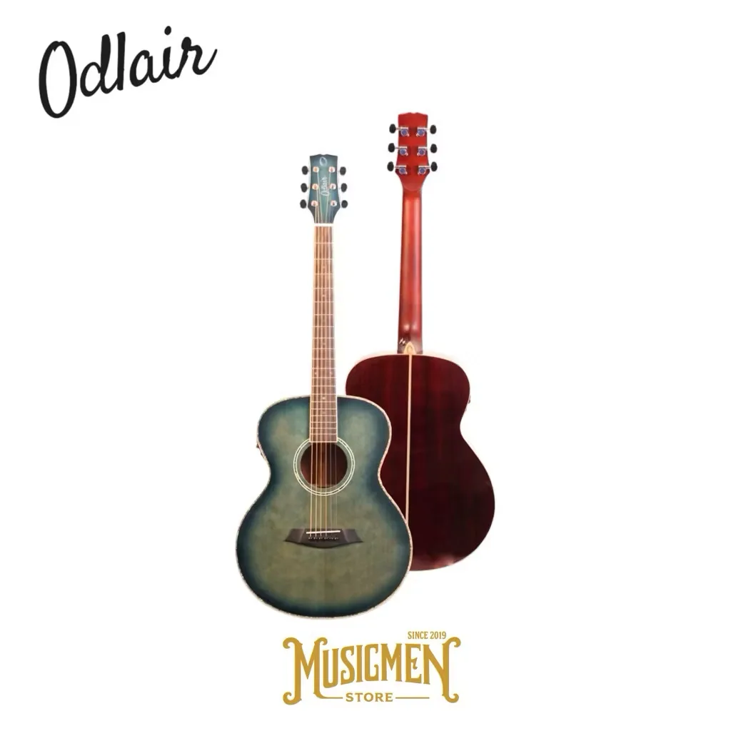 ￼Odlair Denim Series Blue Denim Gitar Akustik Elektrik Acoustic Electric Solid Spruce Fishman ISYS+ - Image 3